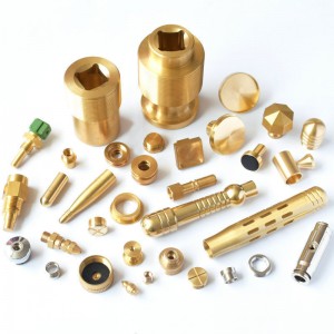 CNC Lathe de aluminio de cobre